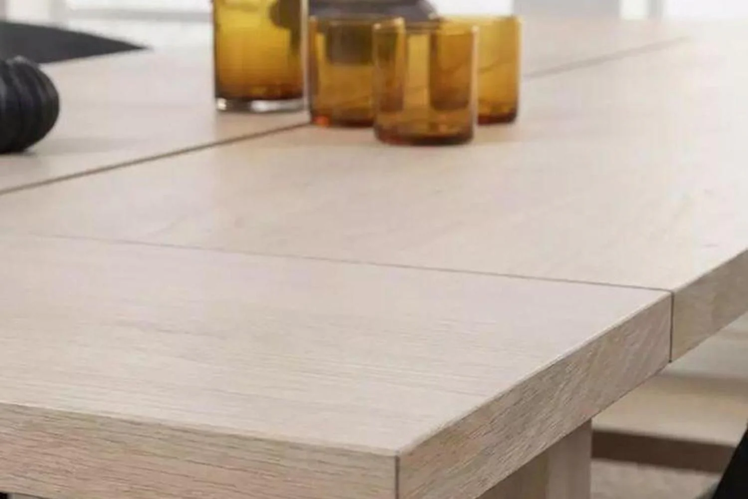 A-Line Extension Leaf in White Oak for A-Line Rectangular Dining Table in White Oak - Image 3