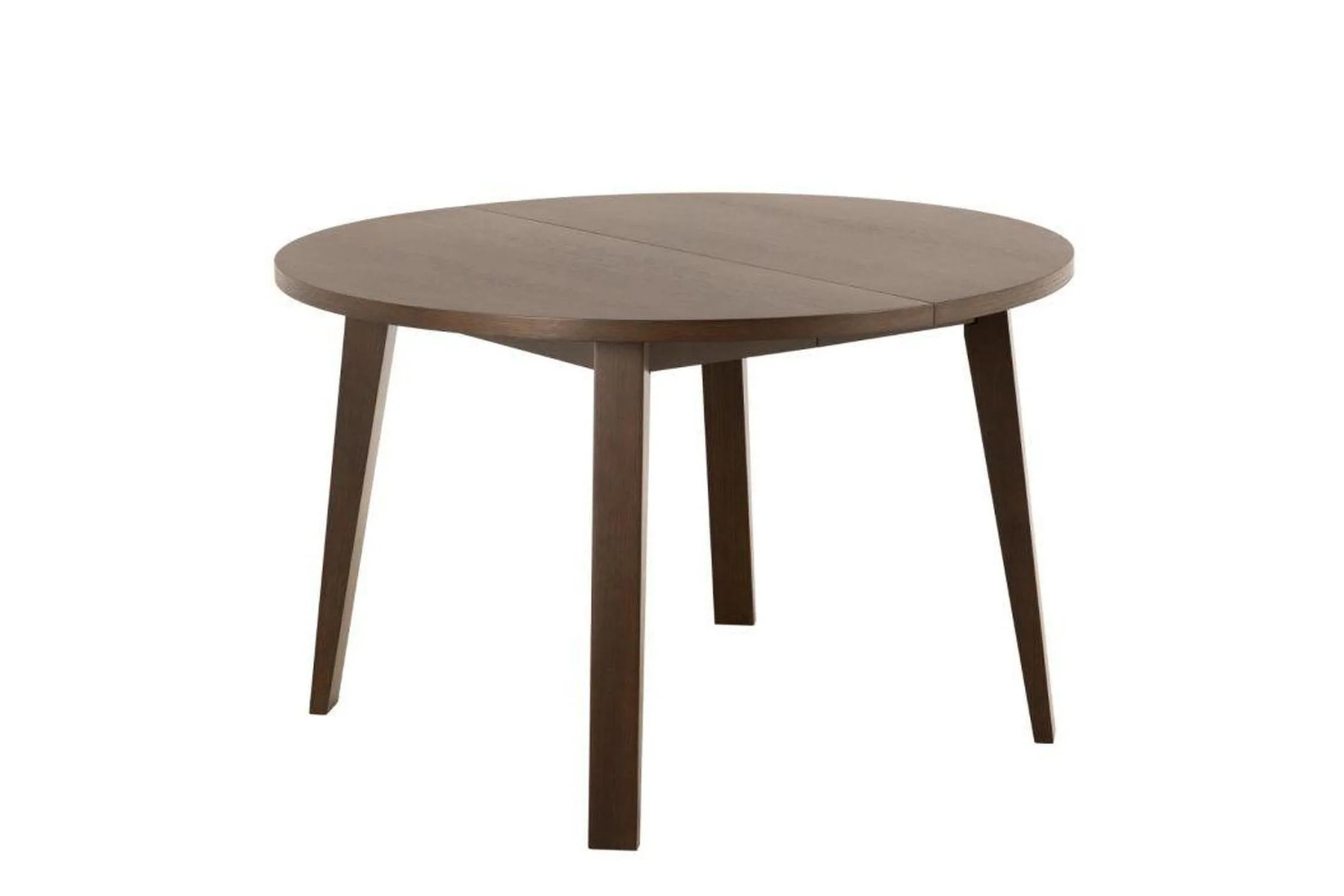 A-Line Round Extending Dining Table in Smoked Oak 120-220cm - Image 8