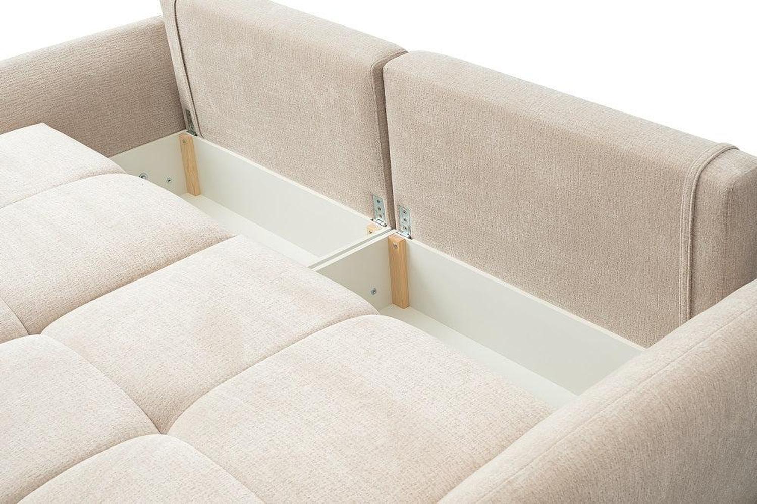 Alia 3 Seater Sofa Bed With Storage - Image 8