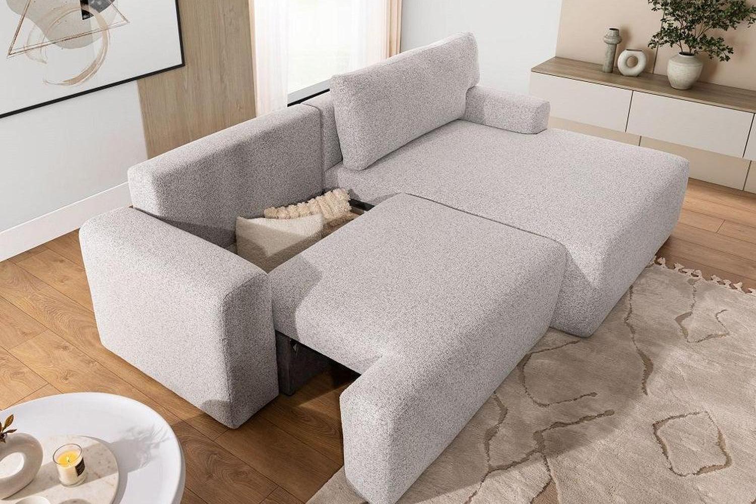 Amun Corner Sofa Bed With Storage - Image 3