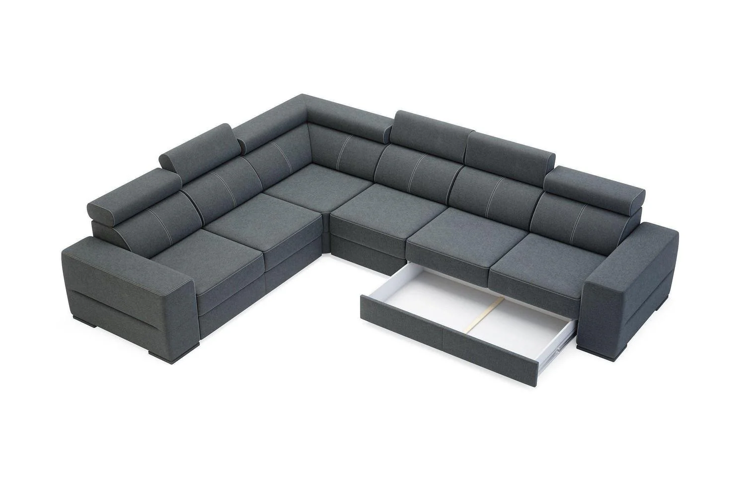 Apollo Pr3 Corner Sofa Bed With Storage - Image 6
