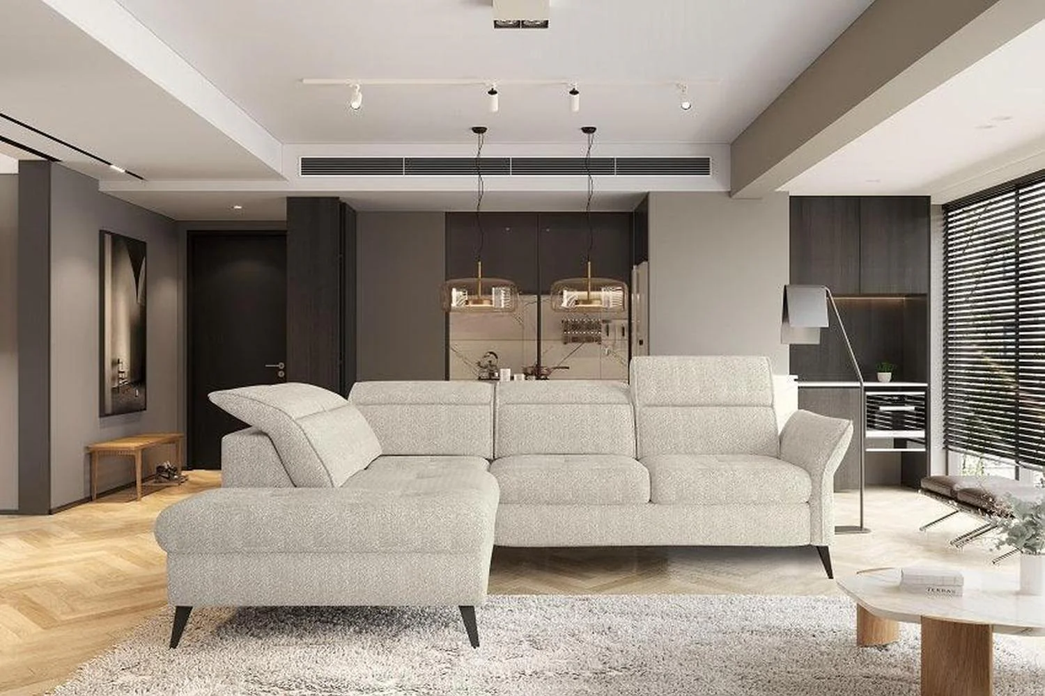 Apulla Corner Sofa Bed With Storage - Image 8