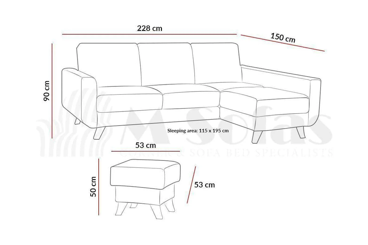 Aramis Corner Sofa Bed With Storage - Image 3