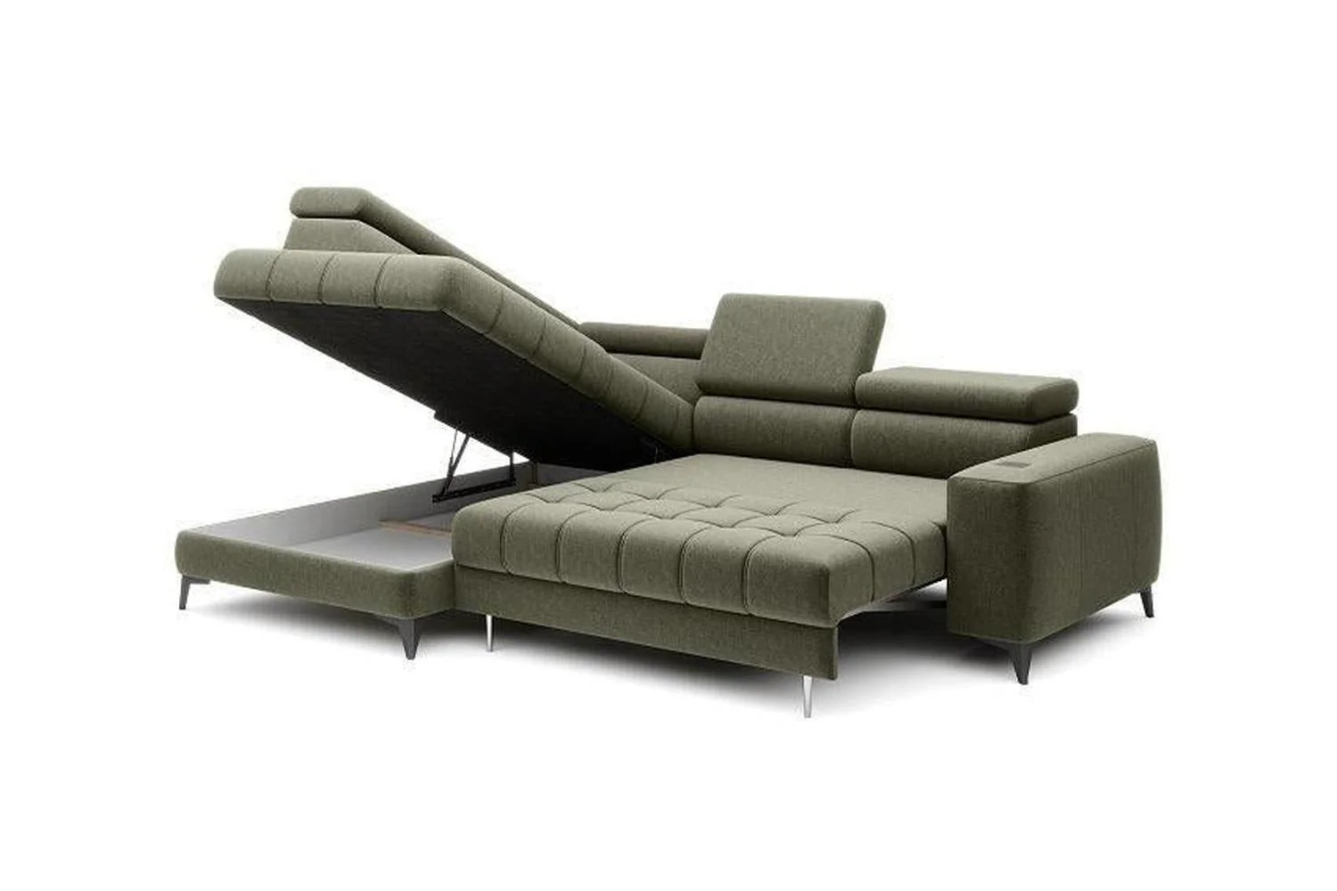 Astola Corner Sofa Bed With Storage - Image 3