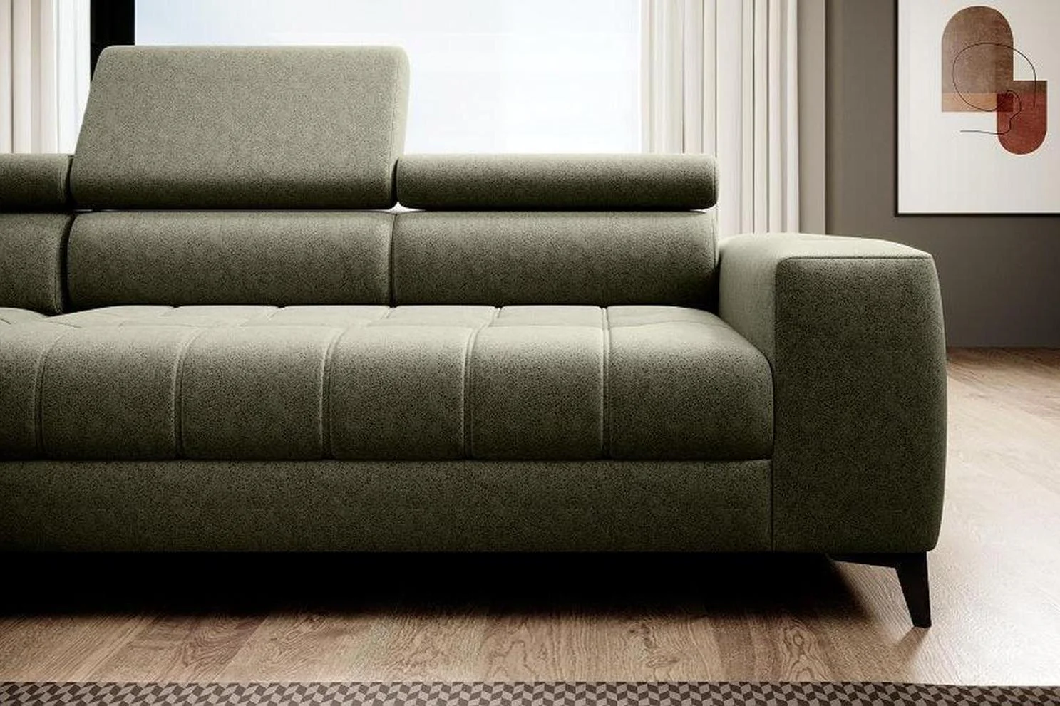 Astola Corner Sofa Bed With Storage - Image 4
