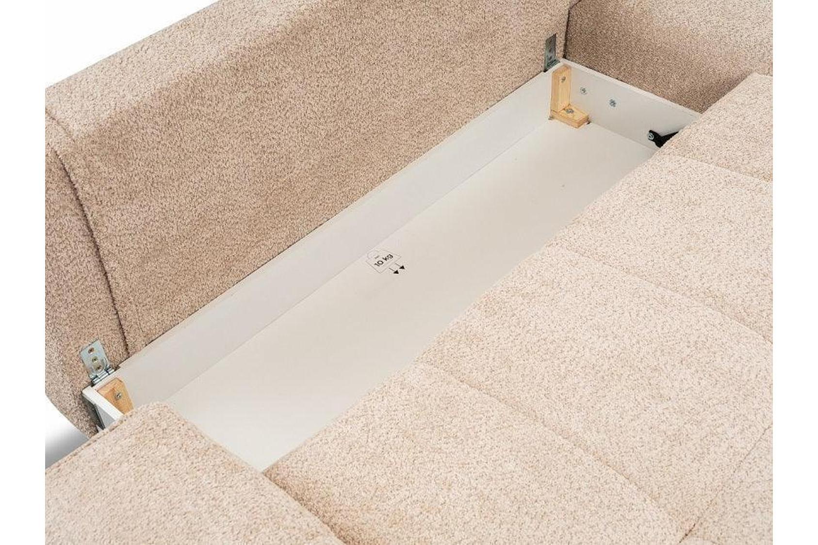 Athena Corner Sofa Bed With Storage - Image 4