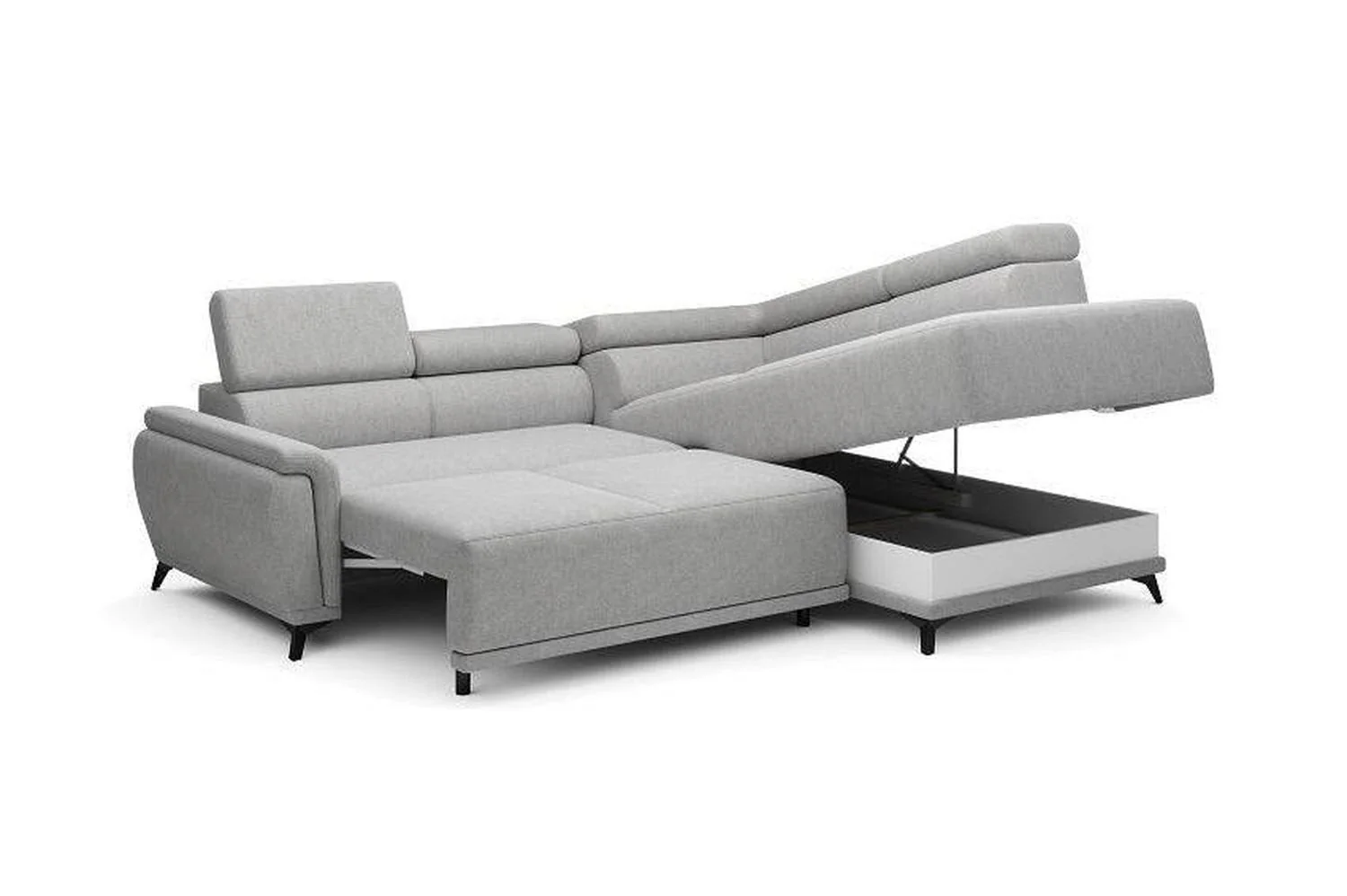 Atlanta Corner Sofa Bed With Storage - Image 9