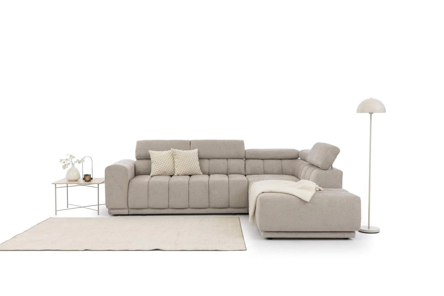 Augusto L Corner Sofa Bed With Storage - Image 4