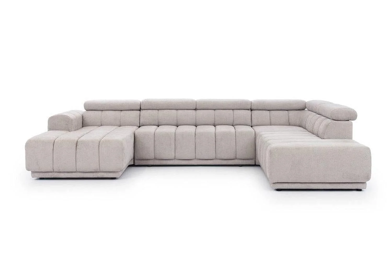 Augusto U Shape Corner Sofa Bed with Storage - Image 5