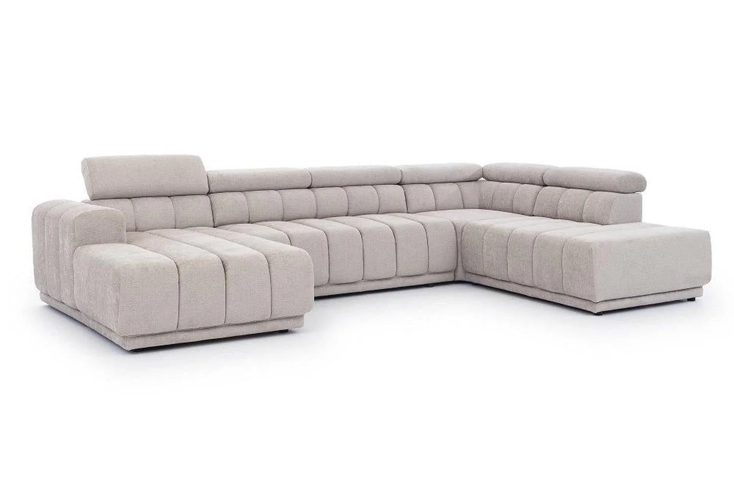 Augusto U Shape Corner Sofa Bed with Storage - Image 8