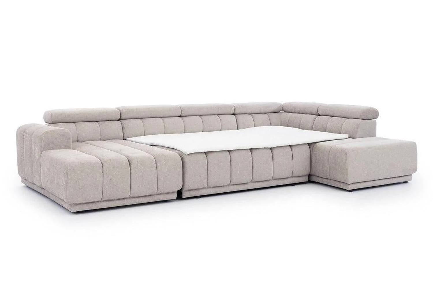 Augusto U Shape Corner Sofa Bed with Storage - Image 9