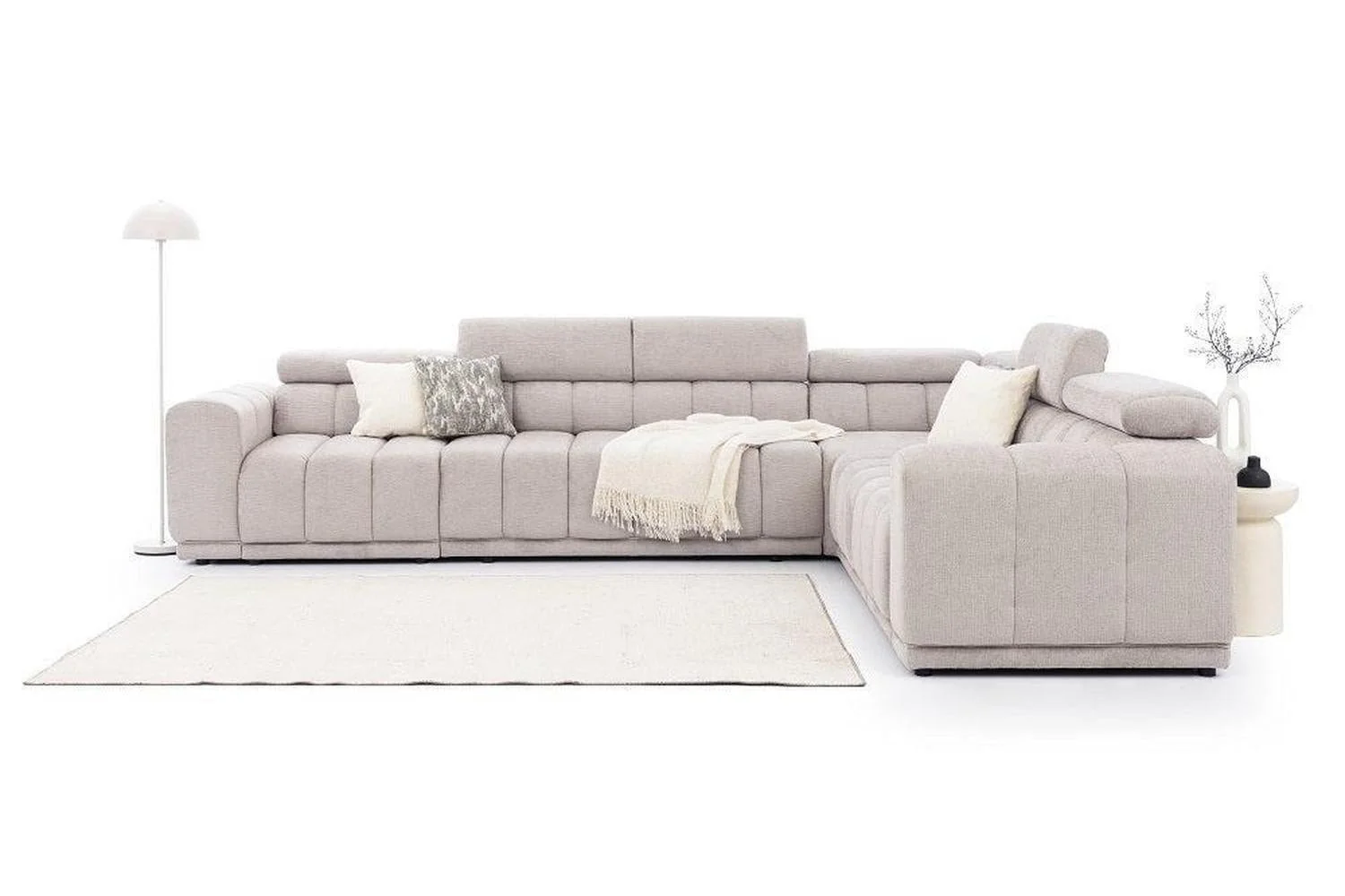 Augusto XL Corner Sofa Bed with Storage - Image 2