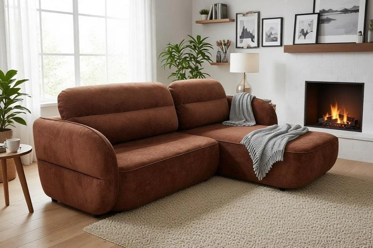 Balto Corner Sofa Bed With Storage