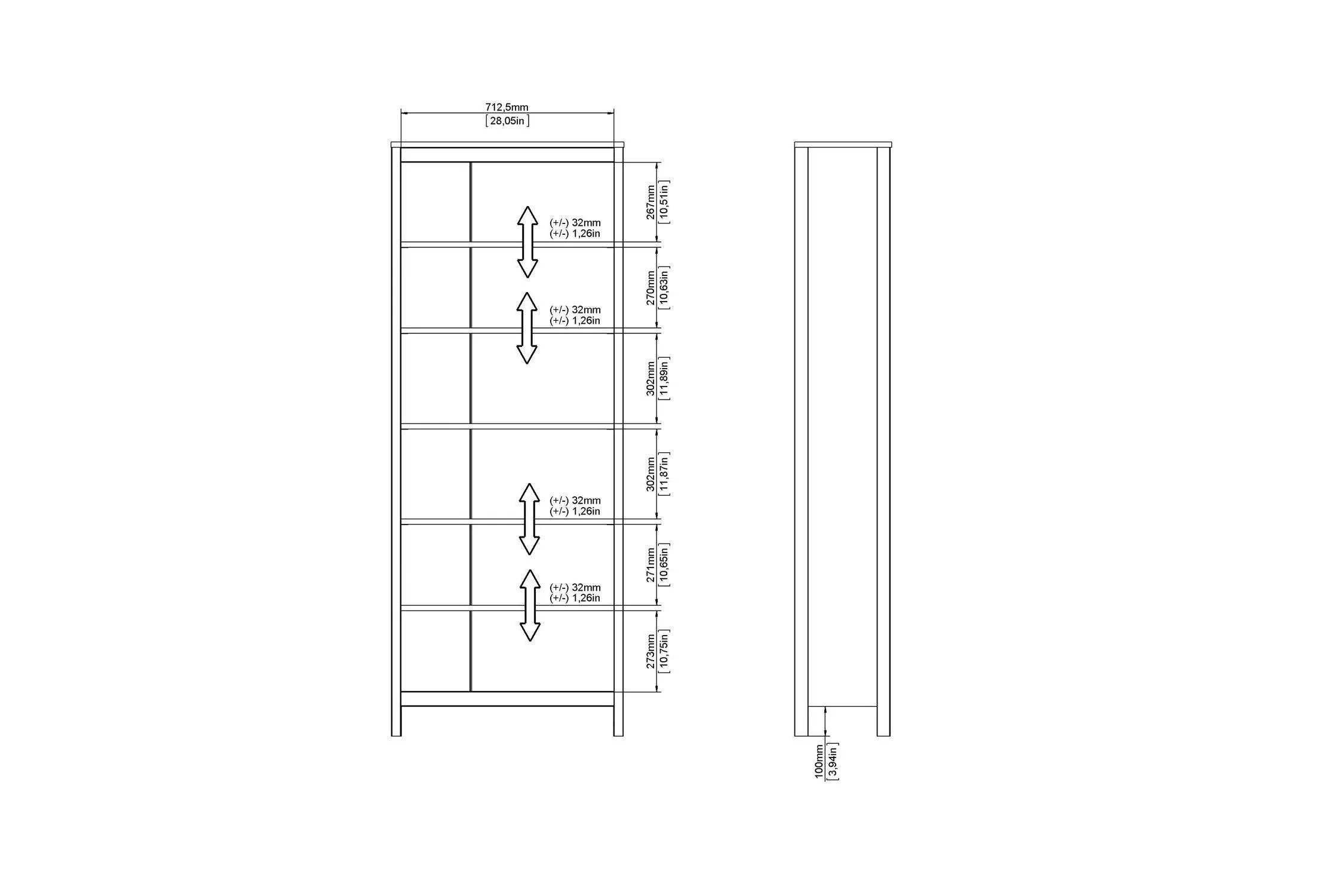 Barcelona Bookcase In Black - Image 10