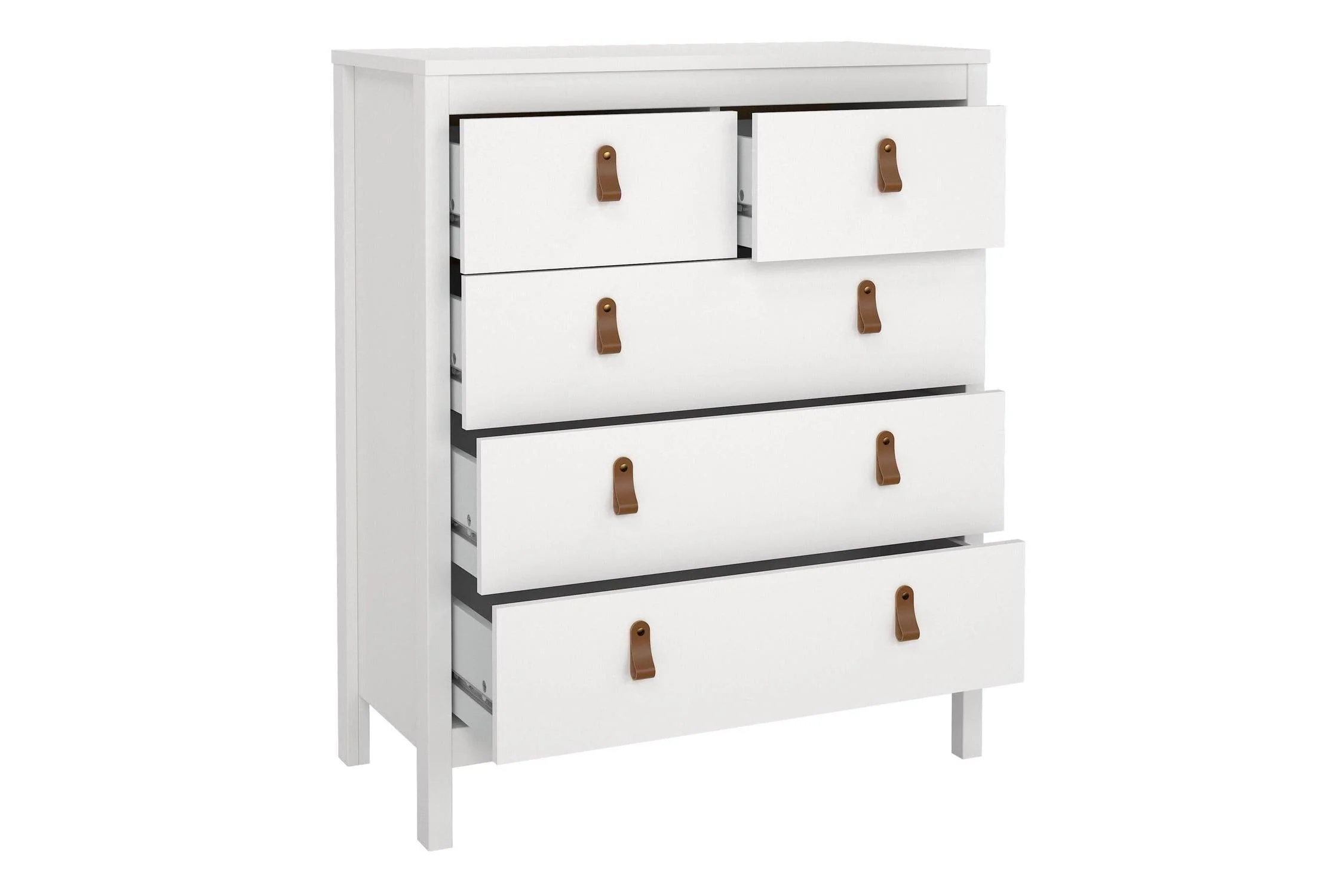 Barcelona Chest 3+2 Drawers In White - Image 5