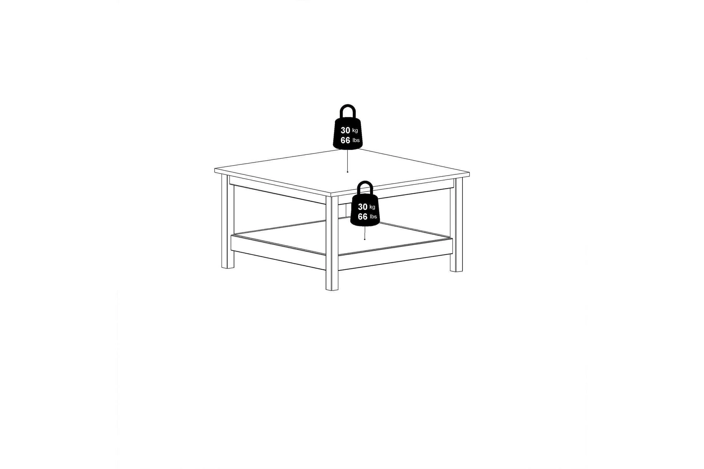 Barcelona Coffee Table In White - Image 10