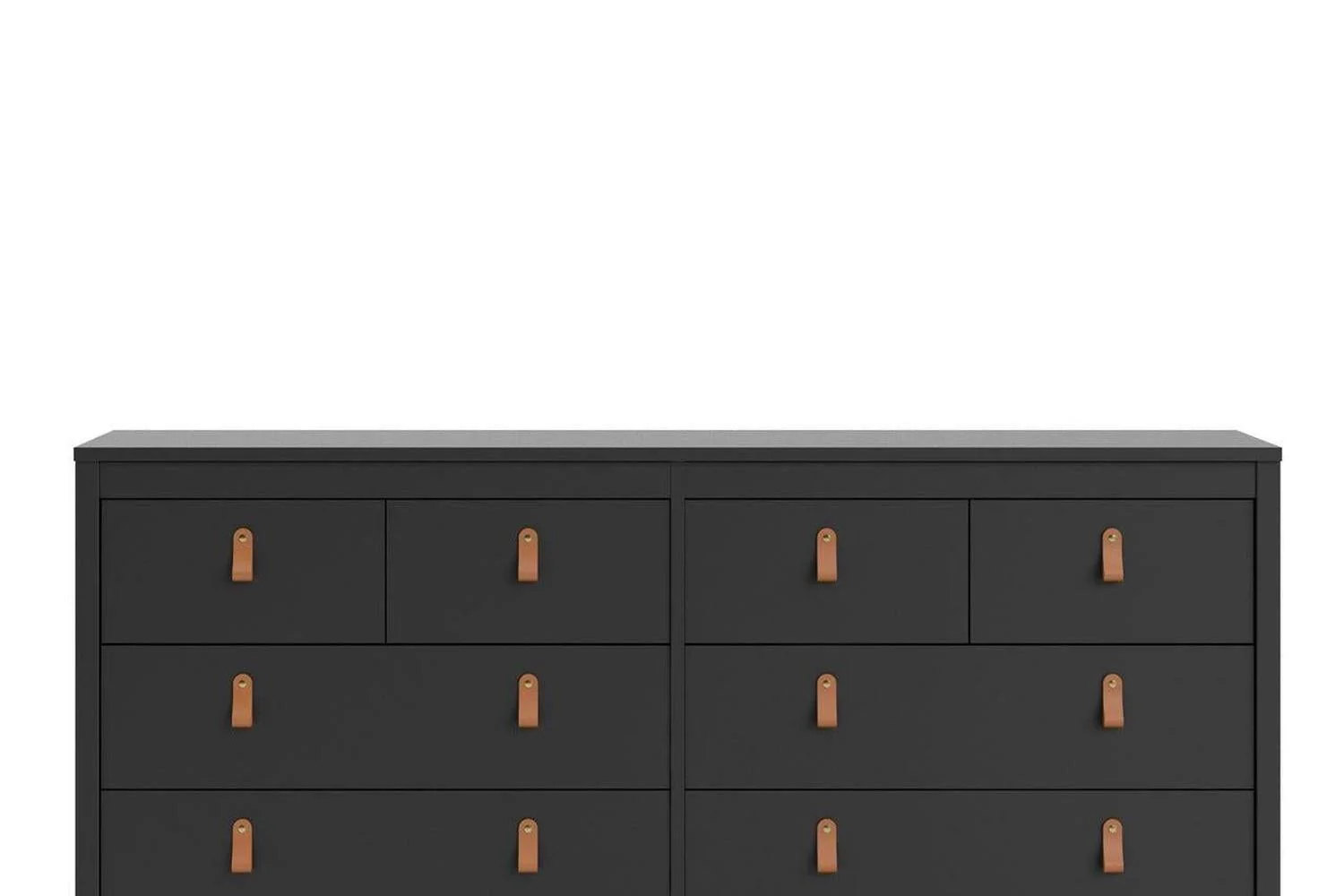 Barcelona 4+4 Chest of Drawers In Matt Black - Image 2