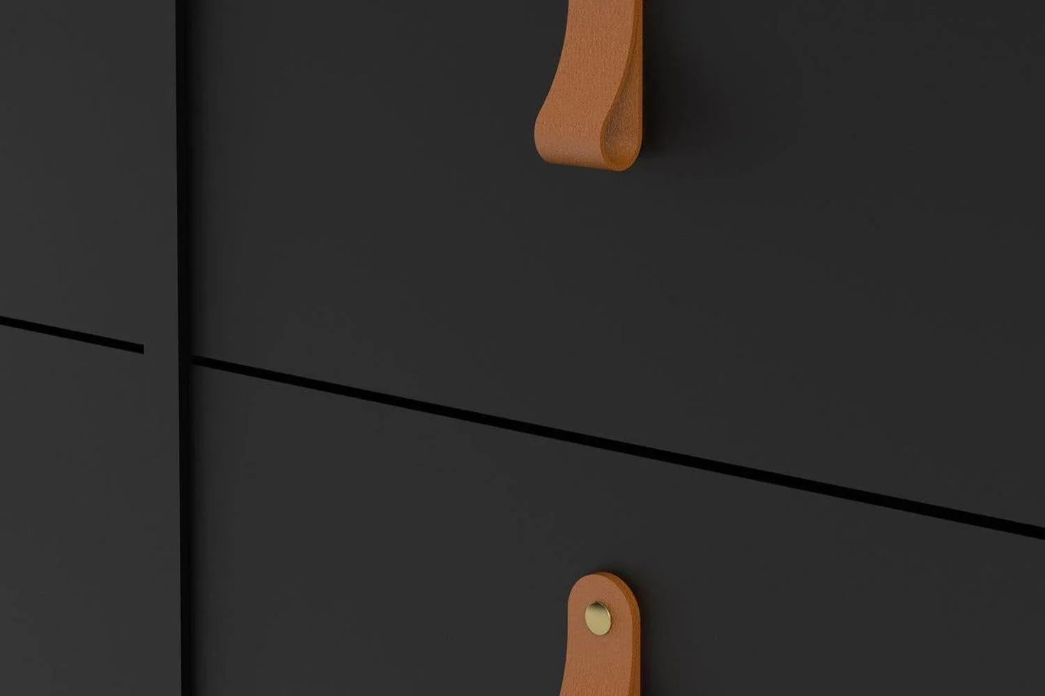 Barcelona 4+4 Chest of Drawers In Matt Black - Image 3