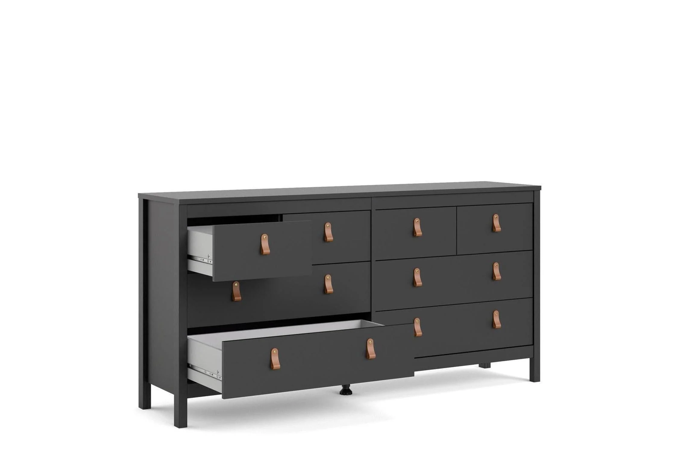 Barcelona 4+4 Chest of Drawers In Matt Black - Image 4