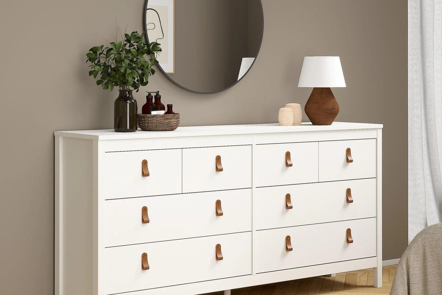 Barcelona 4+4 Chest of Drawers In White - Image 6