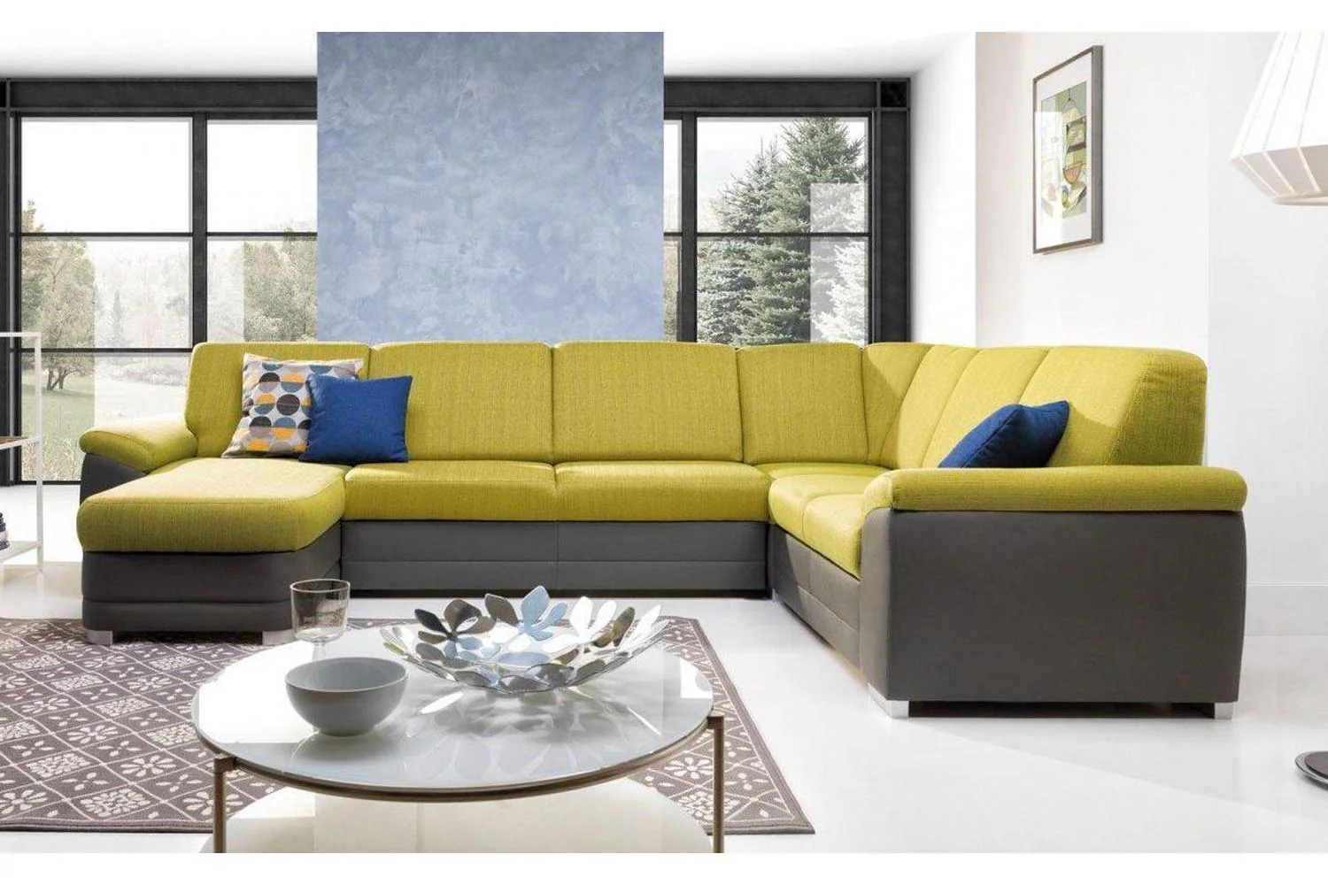 Barello Xl U Shape Corner Sofa Bed