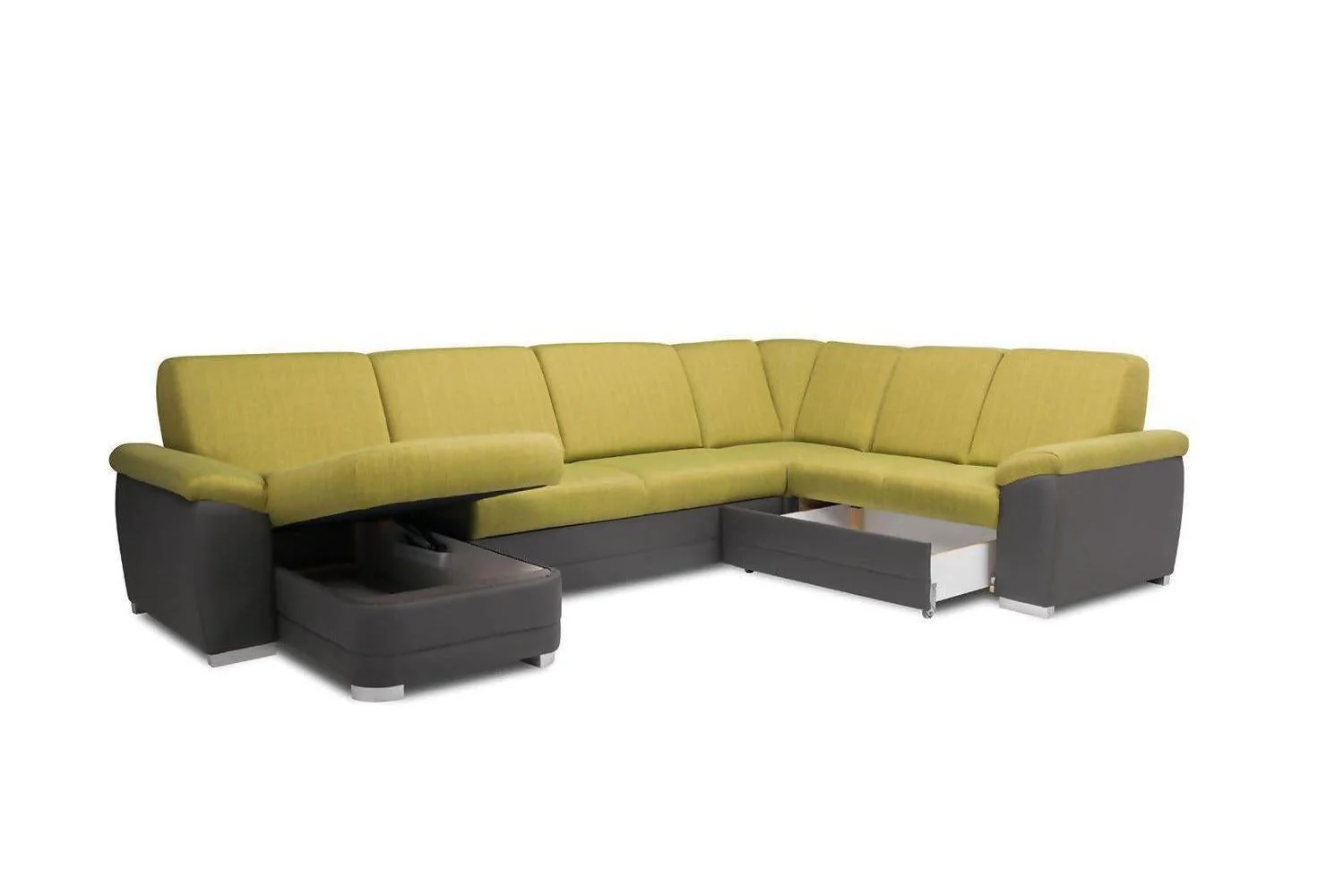 Barello Xl U Shape Corner Sofa Bed - Image 2