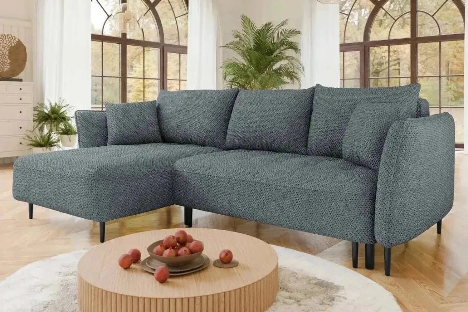 Baro Corner Sofa Bed With Storage - Image 8