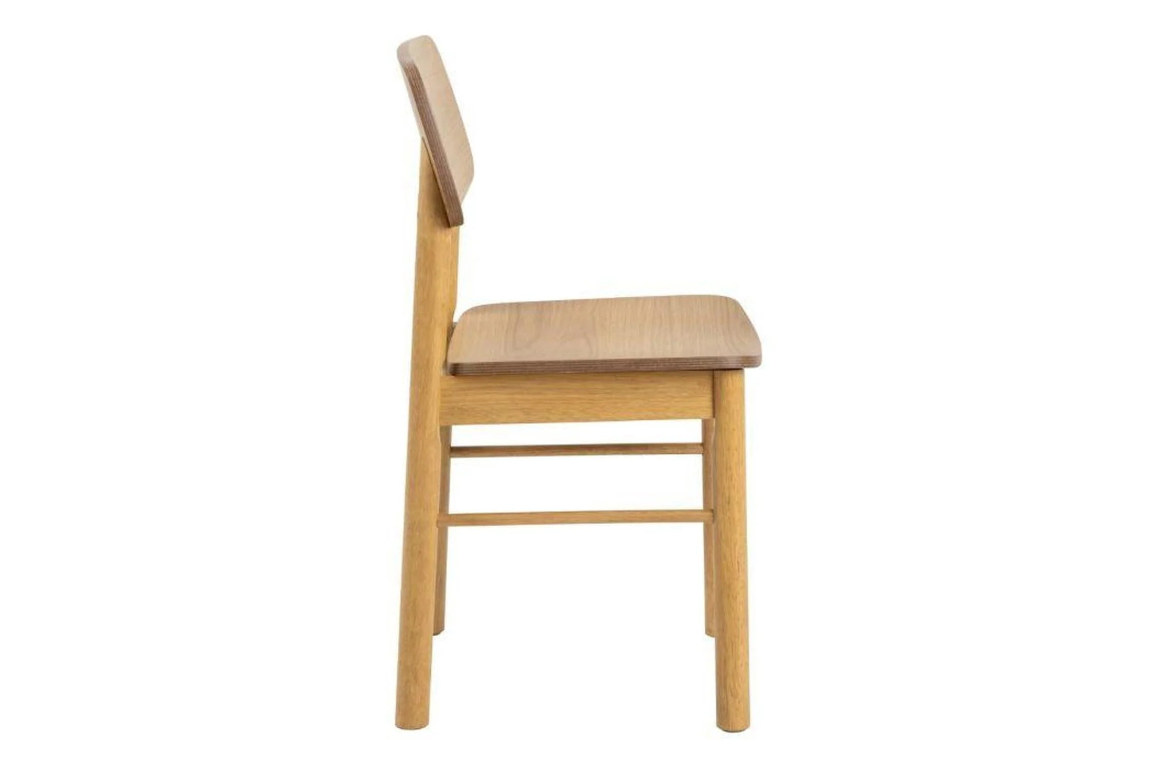 Barlow Dining Chair in Matt Oak Set of 2 - Image 3