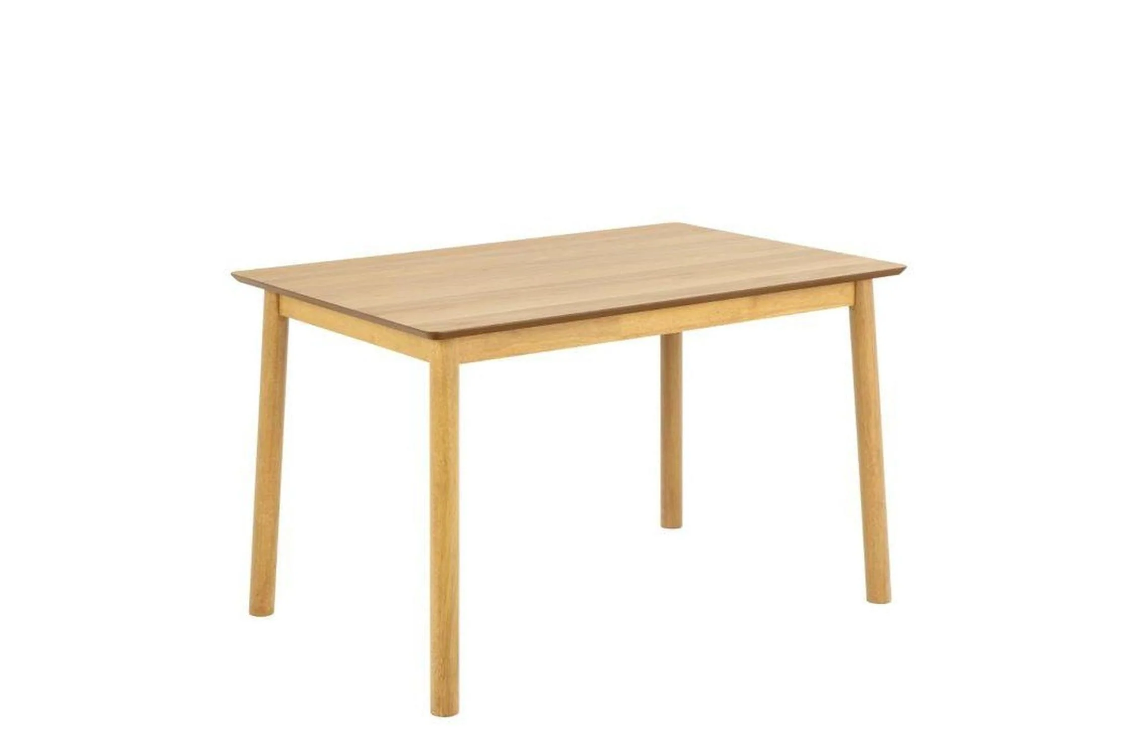 Barlow Rectangular Dining Table in Matt Oak 120x80cm - Image 3