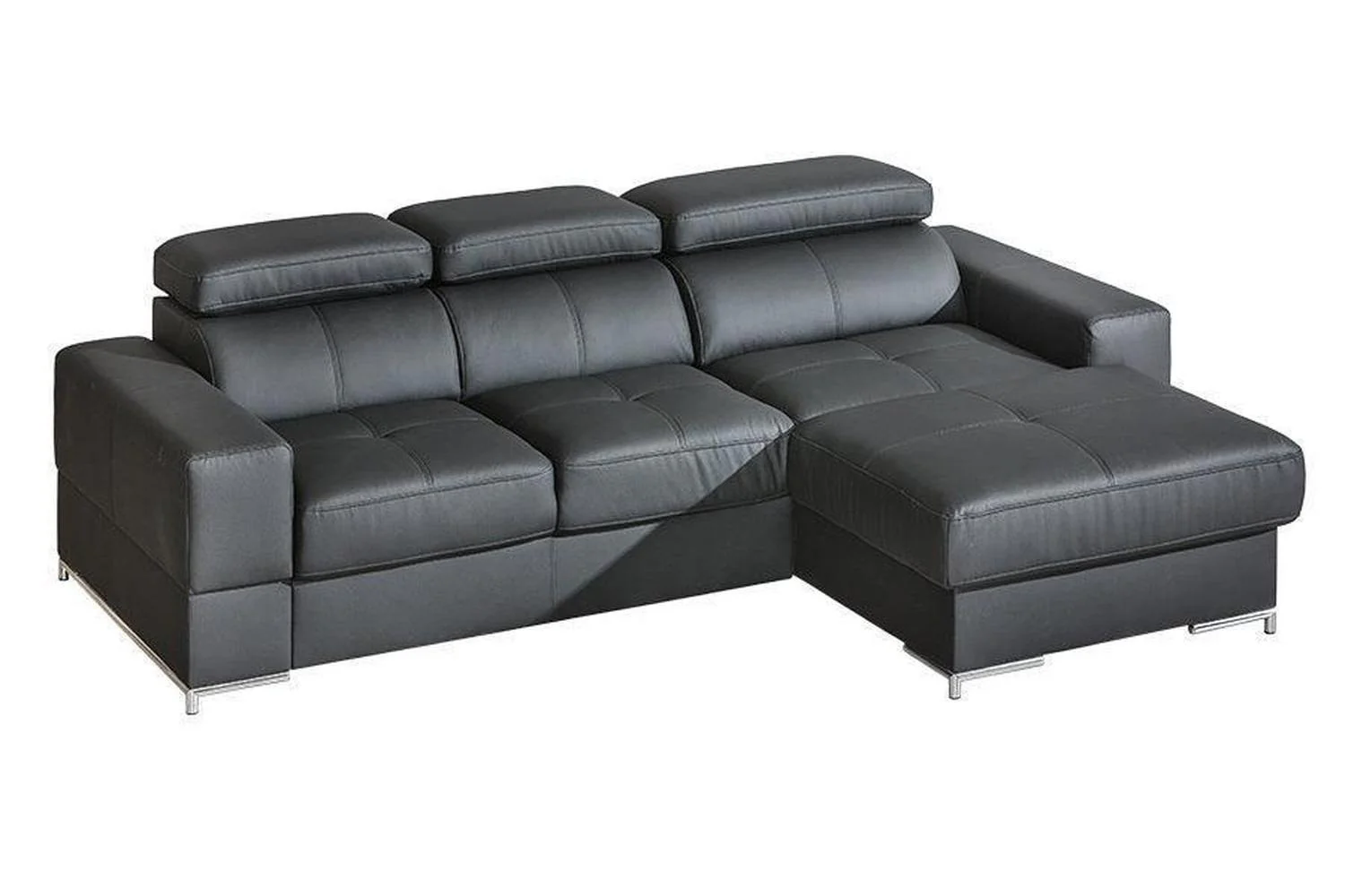 Basalt I Corner Sofa Bed With Storage - Image 4
