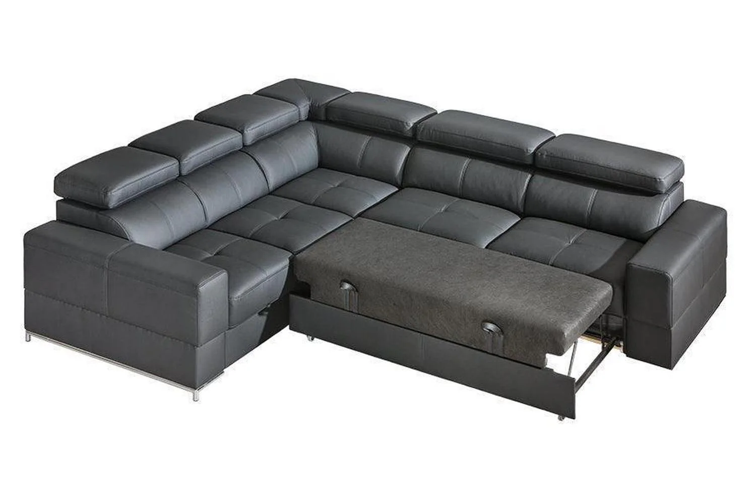 Basalt Iii Corner Sofa Bed With Storage - Image 3