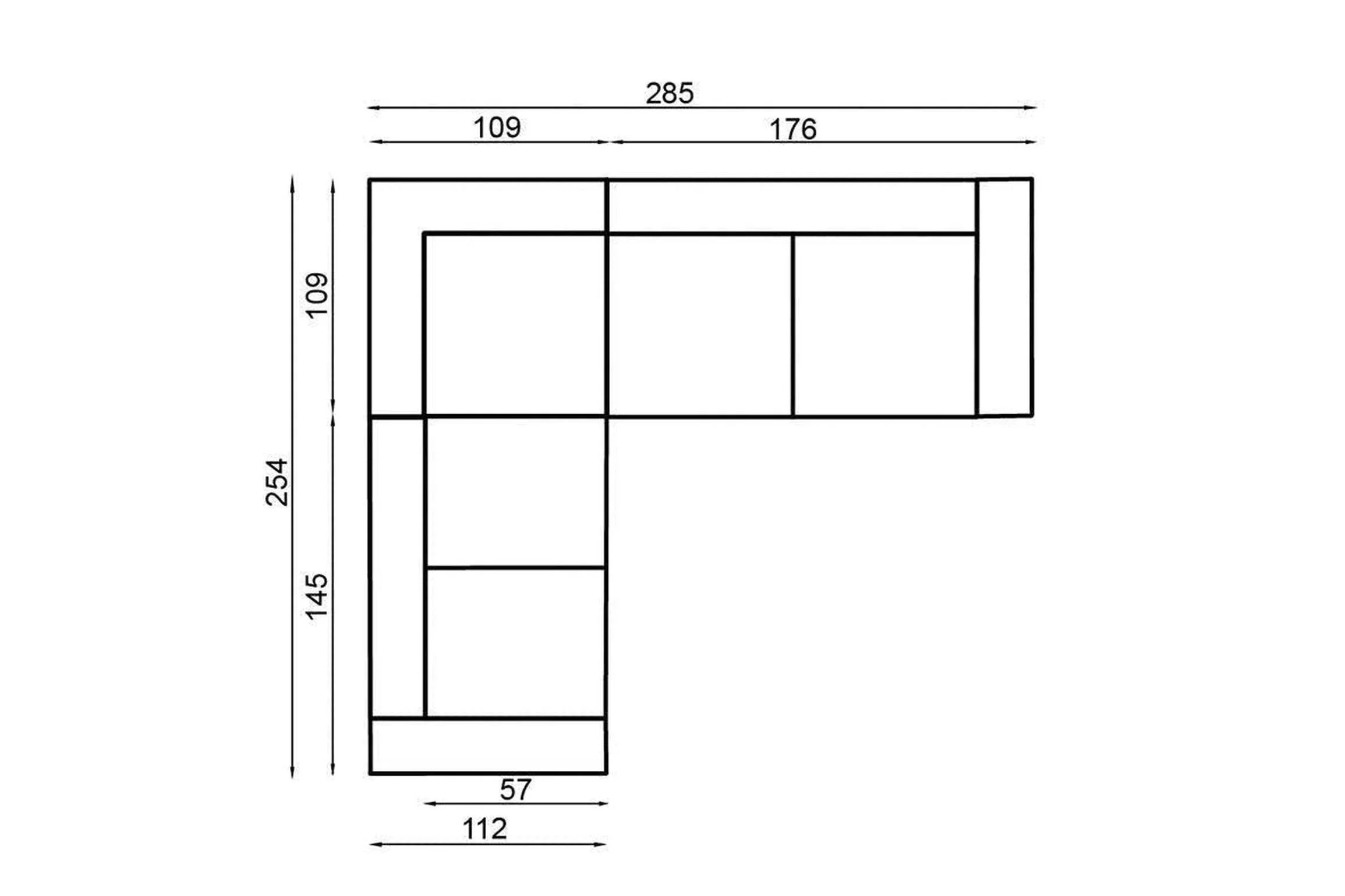 Basalt Iii Corner Sofa Bed With Storage - Image 5