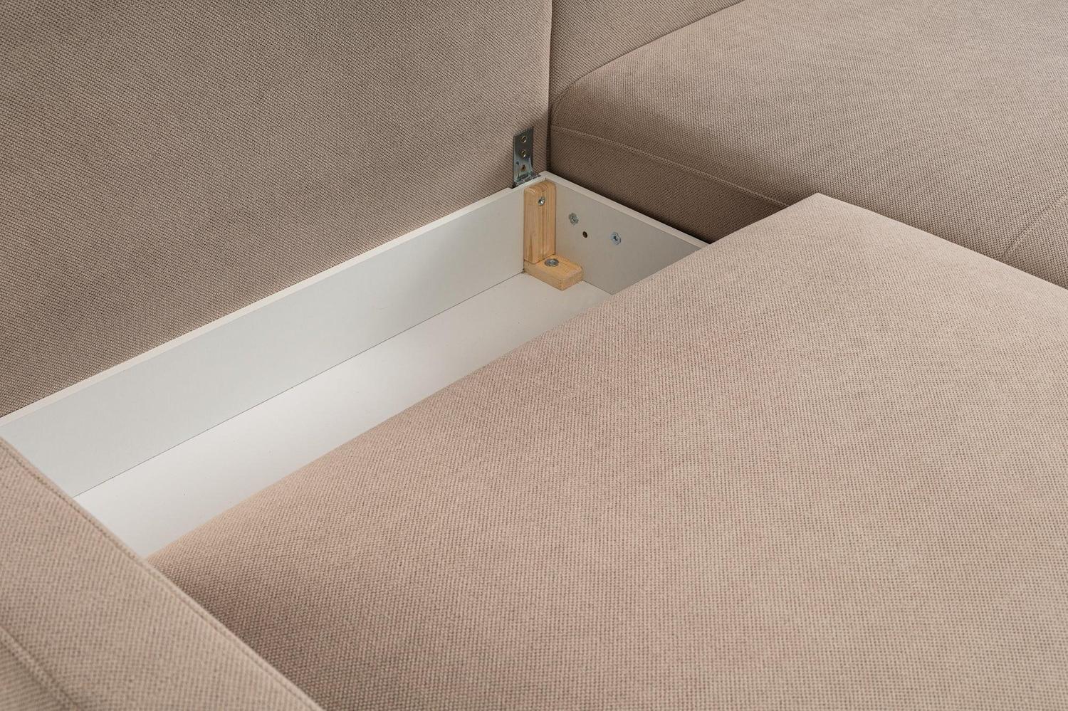 Bergio Corner Sofa Bed With Storage - Image 5