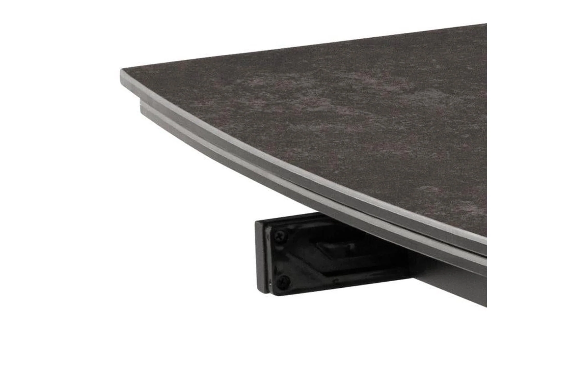 Blackburn Extending Ceramic Dining Table in Black 160-240cm - Image 4