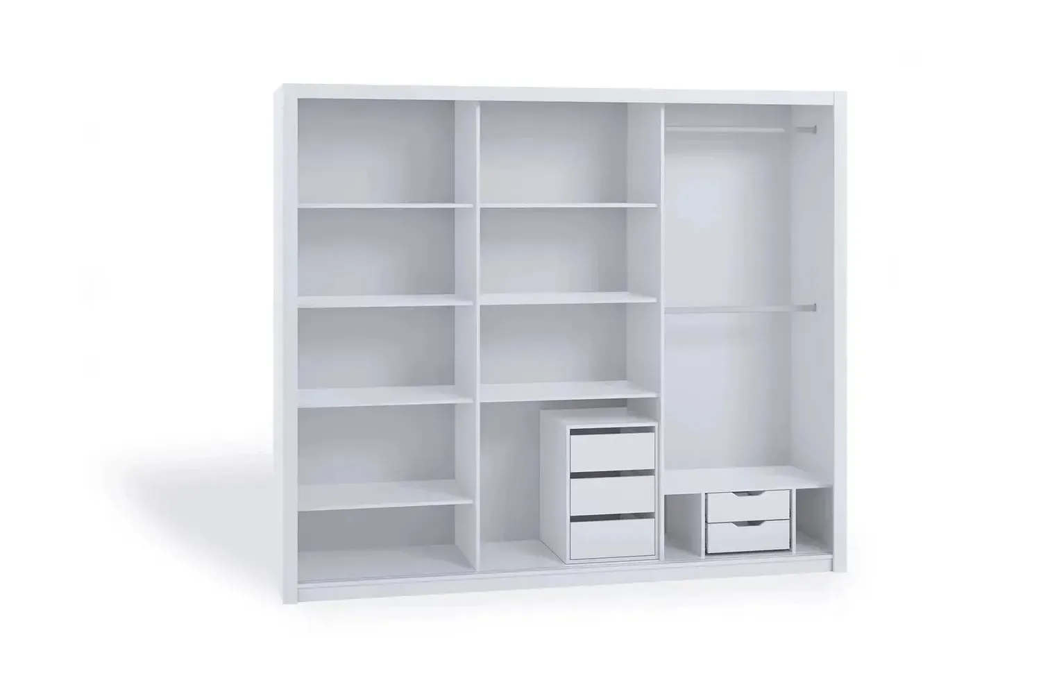 Bono Sliding Wardrobe With Mirror 250 - Image 5
