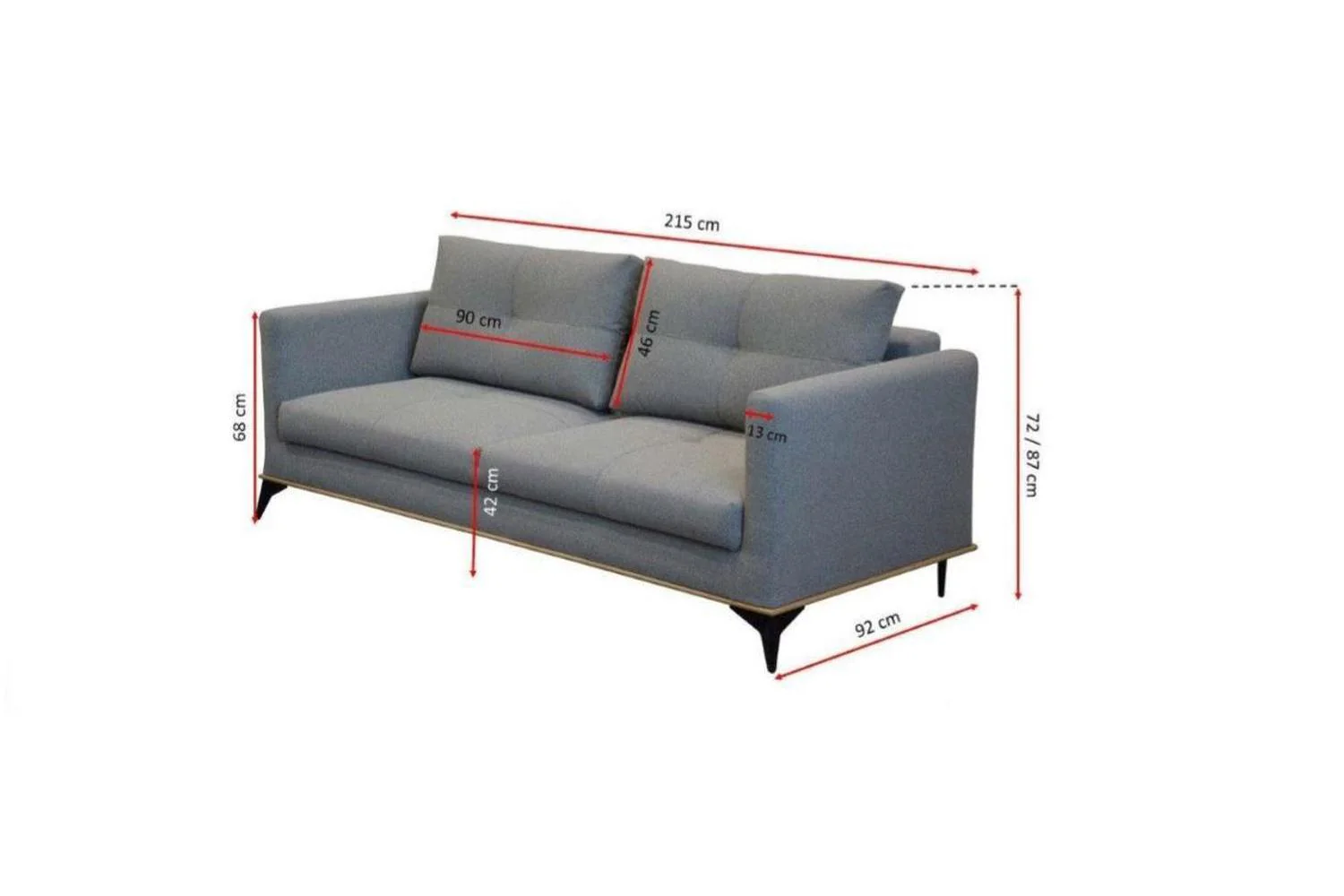 Bosco 2 Seater Sofa Bed With Storage - Image 7