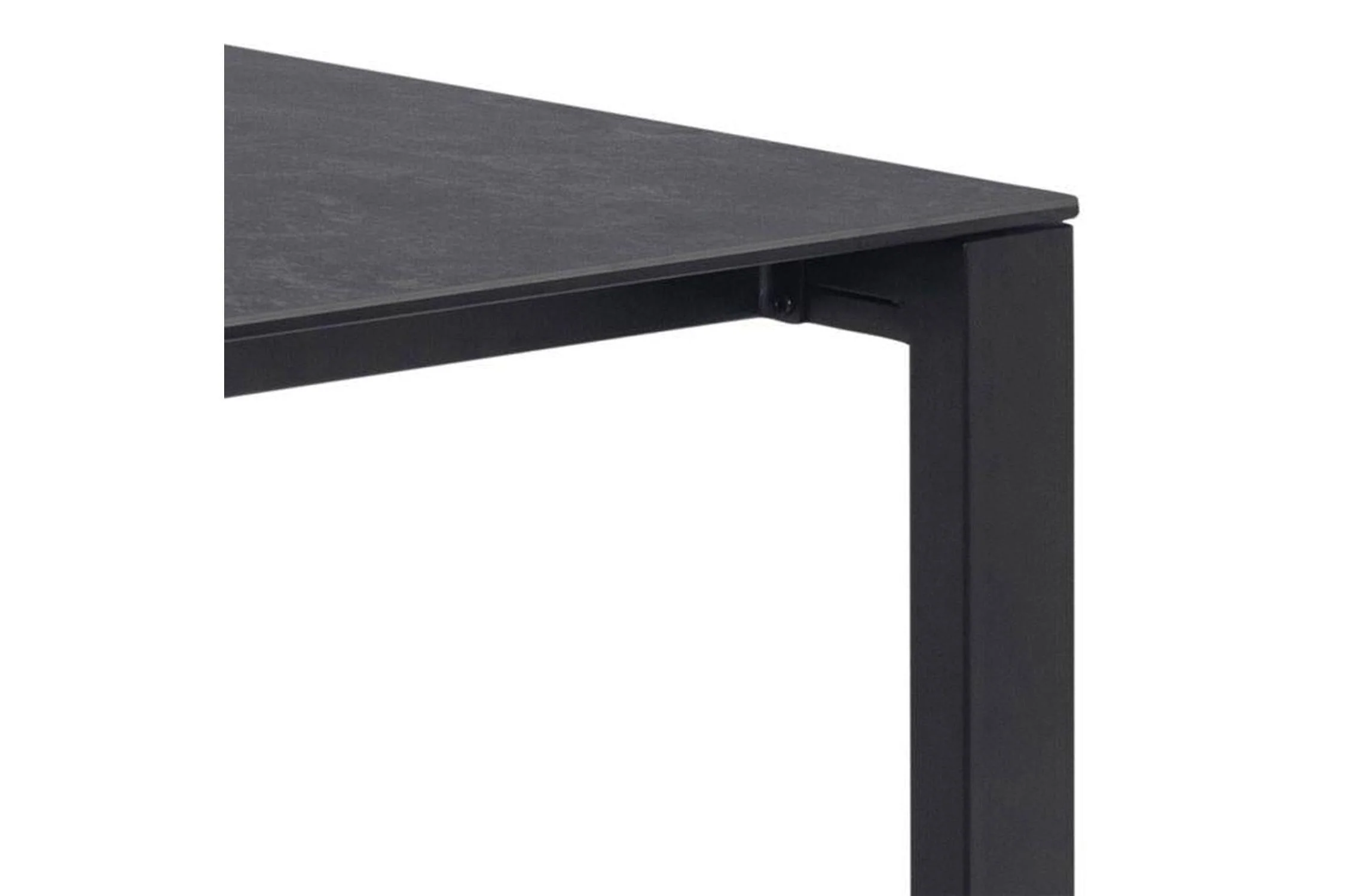 Brentford Matt Black Ceramic Dining Table 200x90cm - Image 3