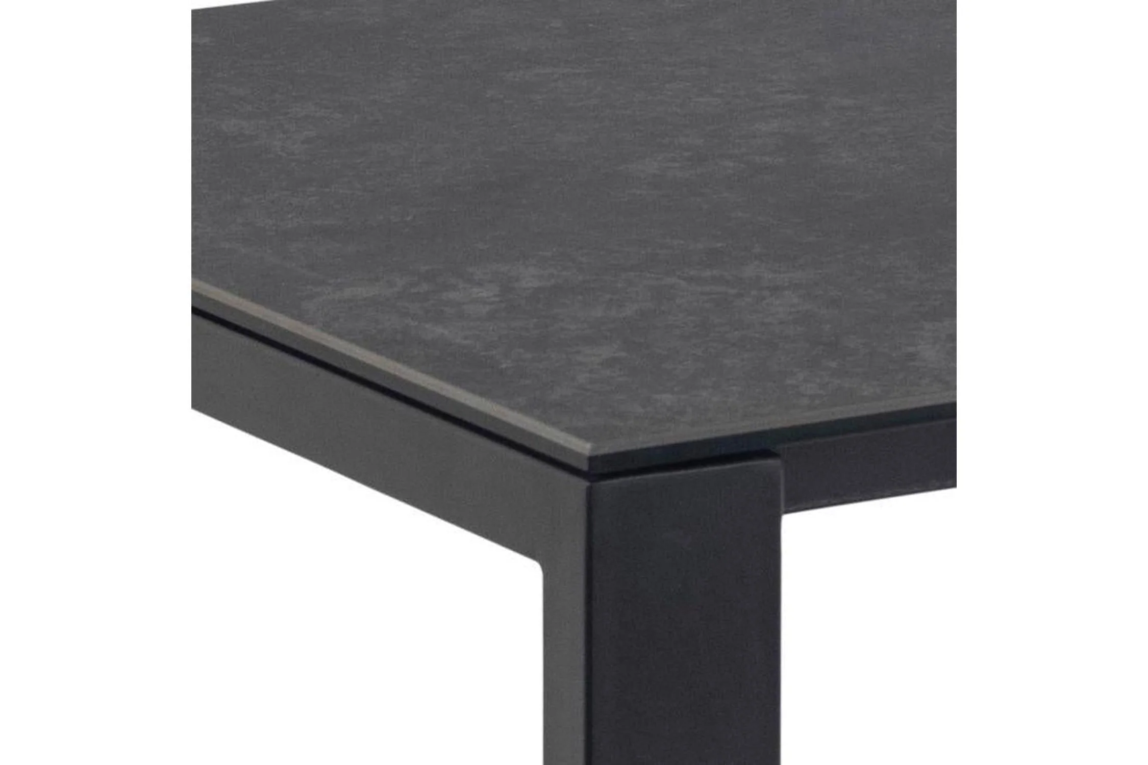 Brentford Matt Black Ceramic Dining Table 200x90cm - Image 5