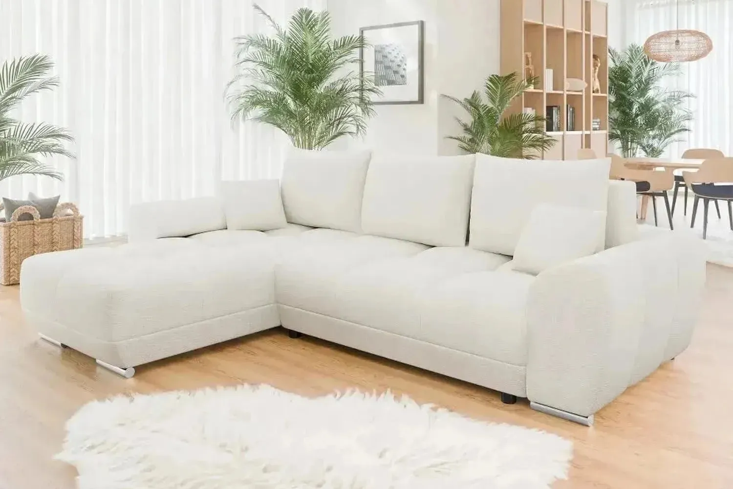 Bristol L Corner Sofa Bed With Storage - Image 4