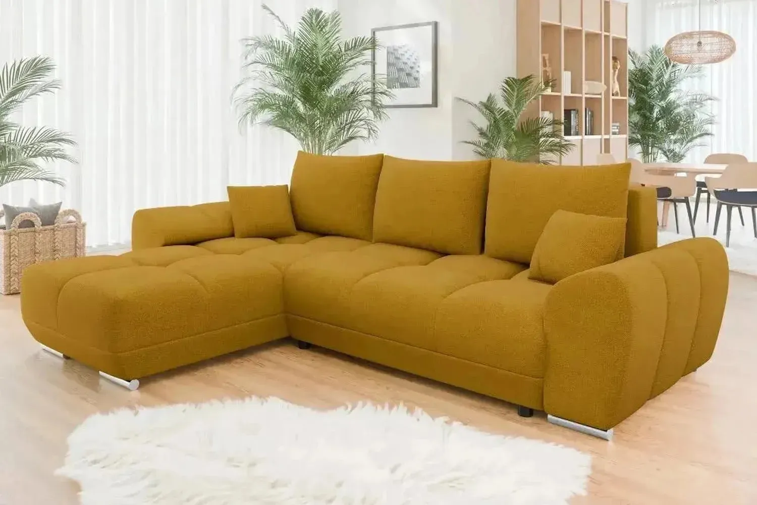 Bristol L Corner Sofa Bed With Storage - Image 6