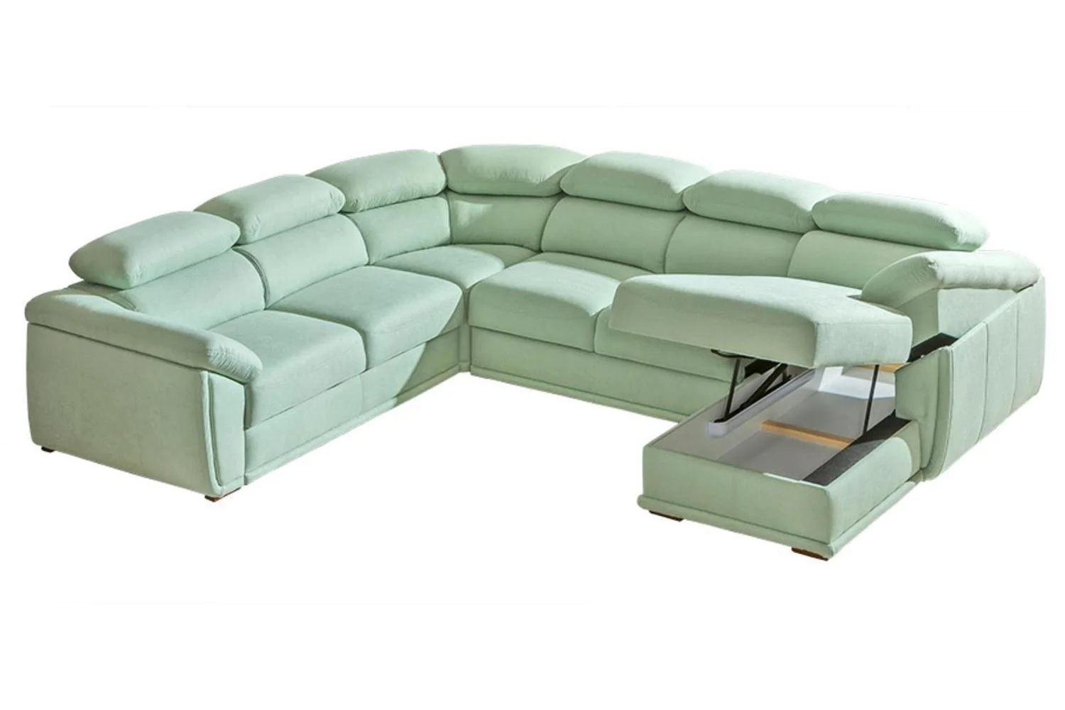 Cadiz 2 U Shape Corner Sofa Bed - Image 4