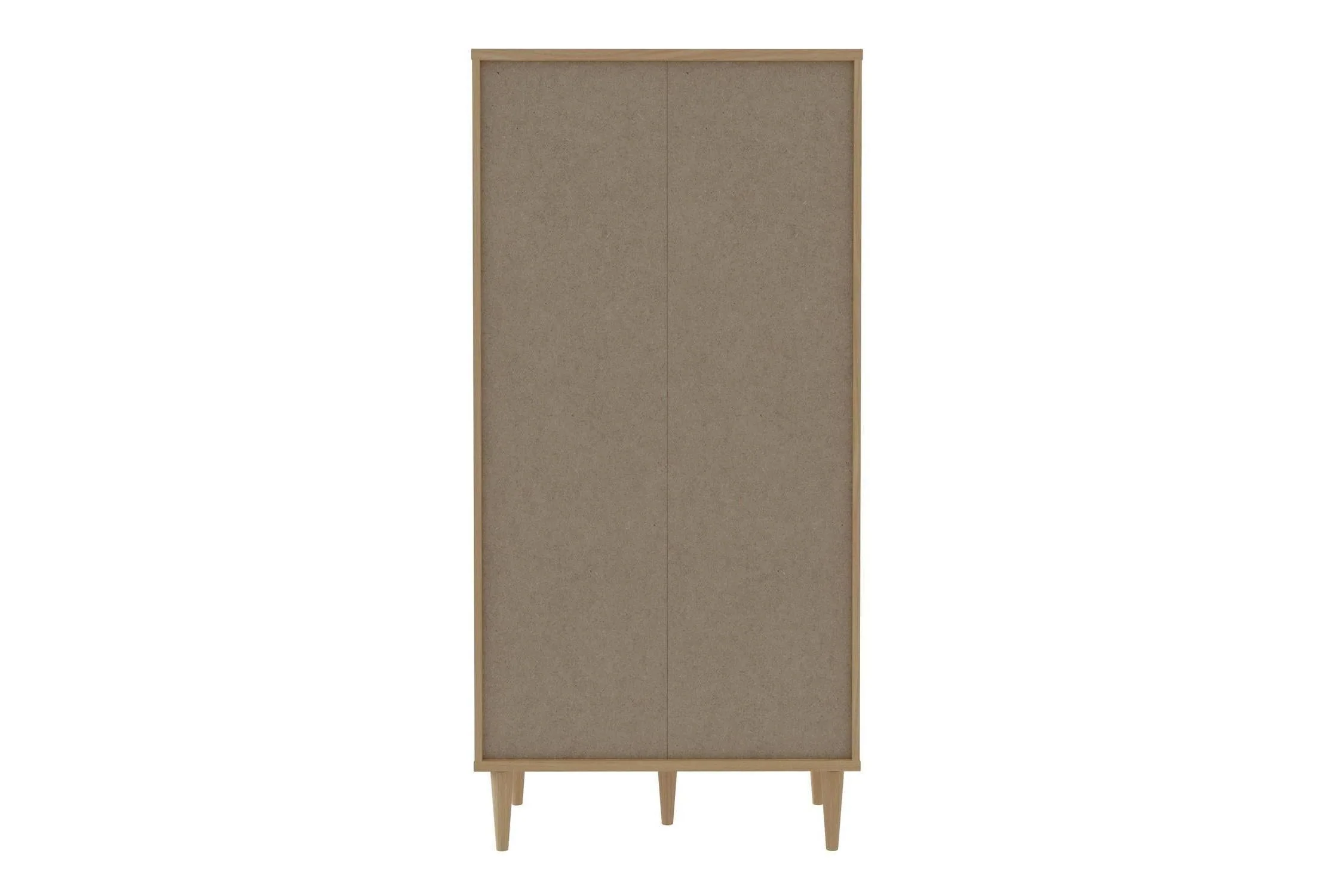 Calasetta 2 Door Display Cabinet In Rattan - Image 4