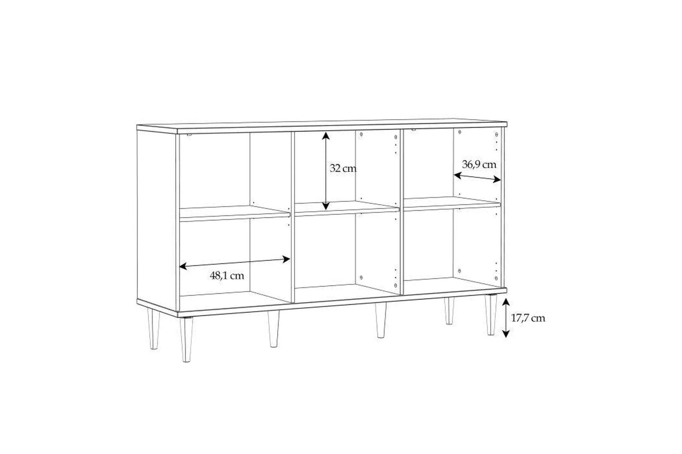 Calasetta 3 Door Sideboard In Rattan - Image 10