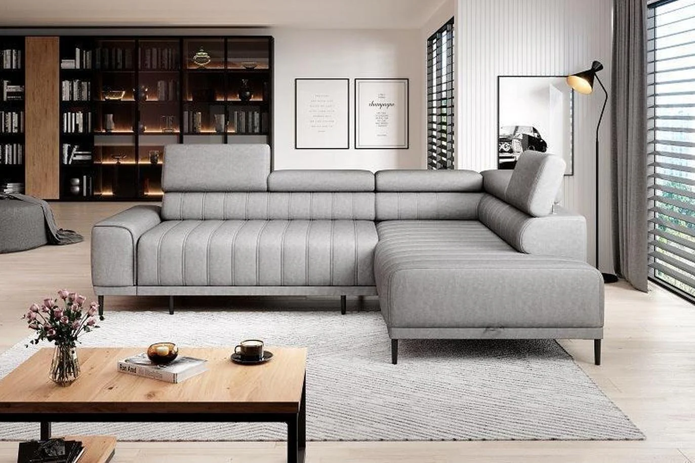 Caldo L Corner Sofa Bed With Storage