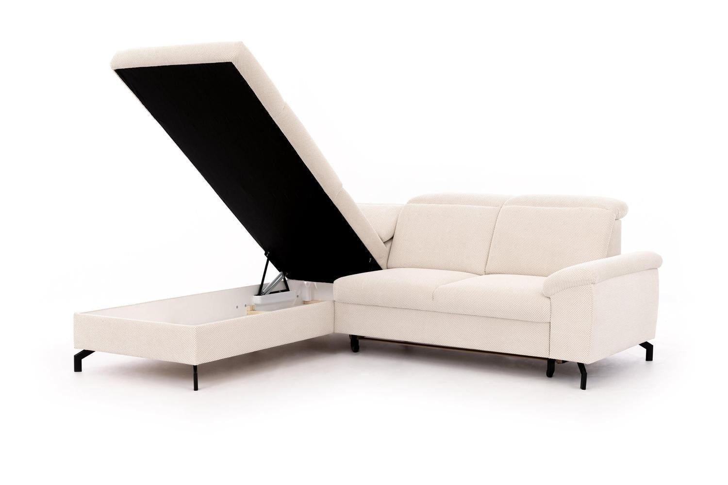 Caneli Corner Sofa Bed With Storage - Image 4