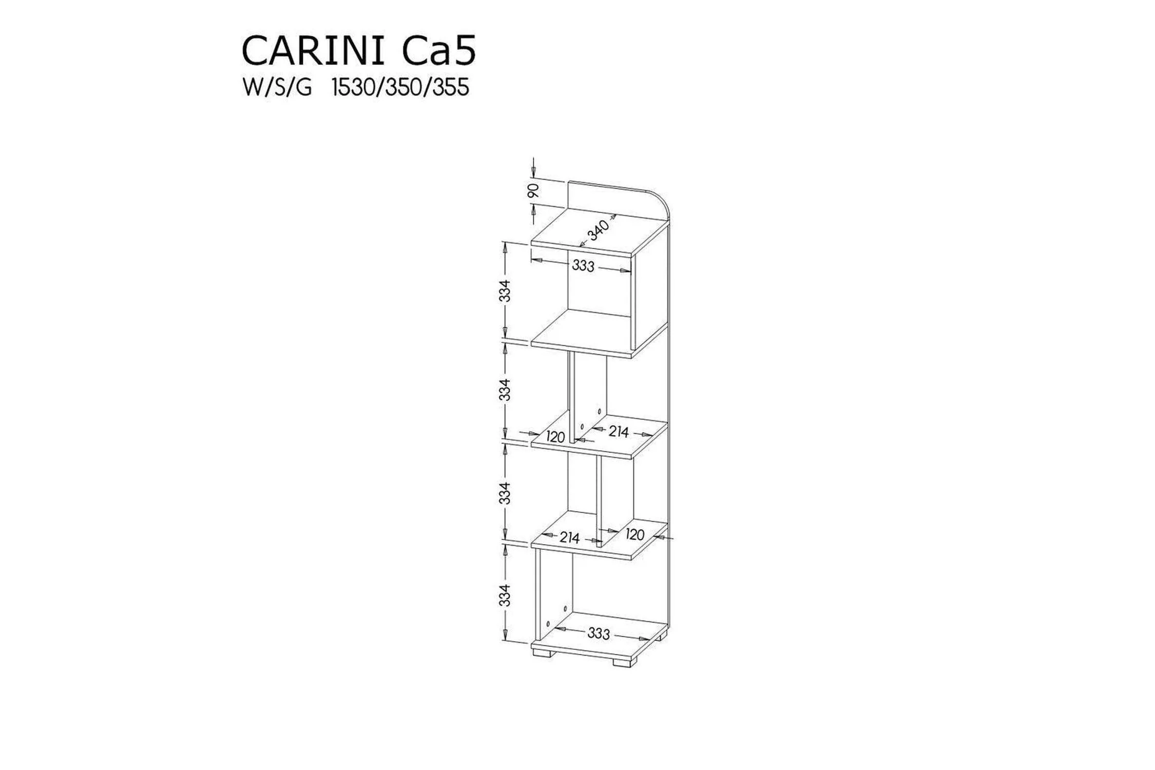 Carini Bookshelf 35 - Image 3