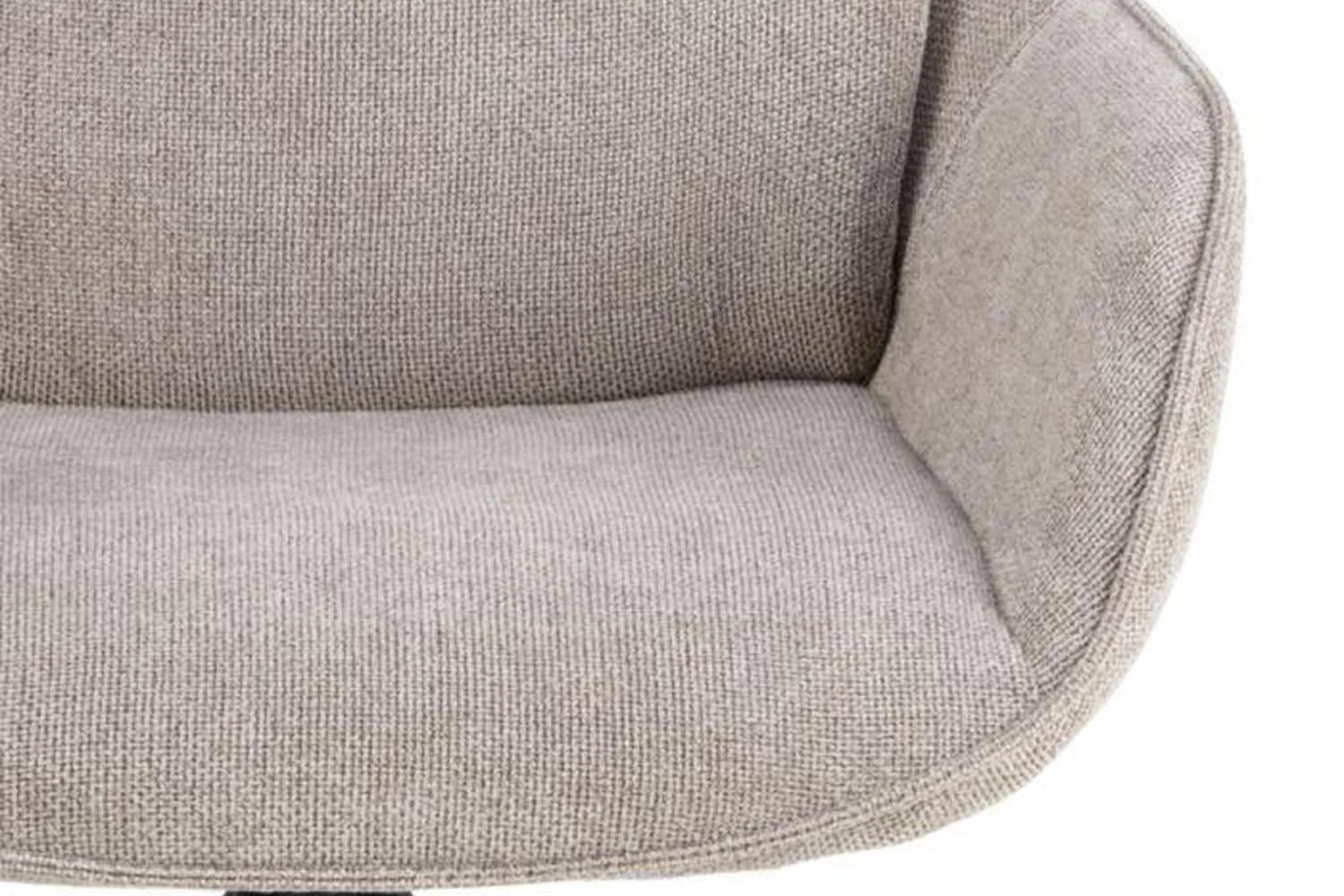 Carrie Swivel Dining Chair in Sand Set of 2 - Image 3