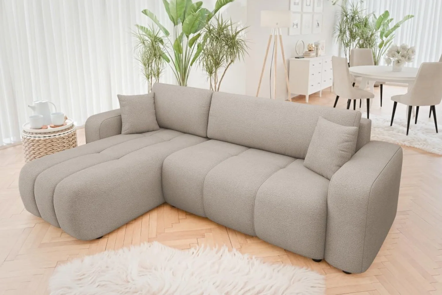 Chelsea Corner Sofa Bed With Storage Velo 623 - Image 3