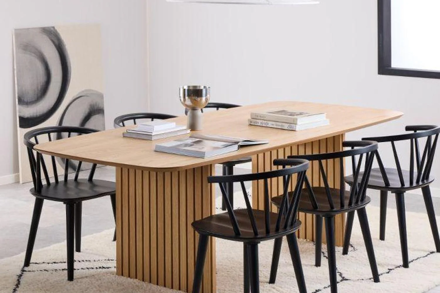 Christo Dining Table in Oak 220x105cm - Image 8