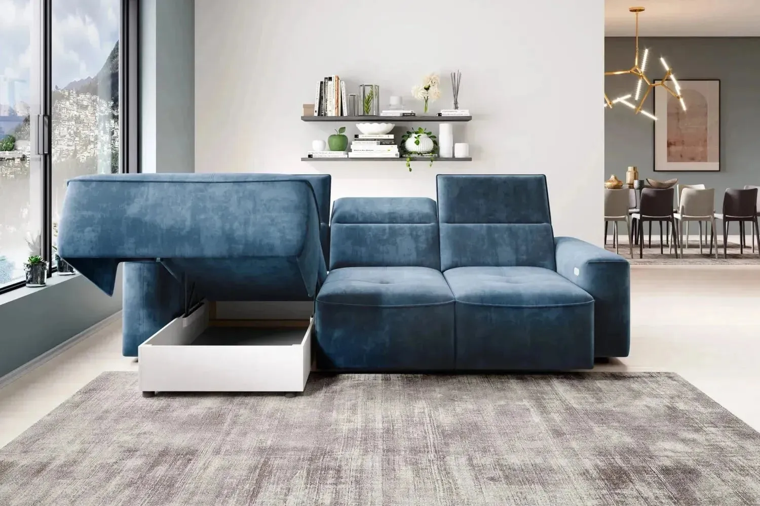 Colombo S Corner Sofa Relax With Storage - Image 2